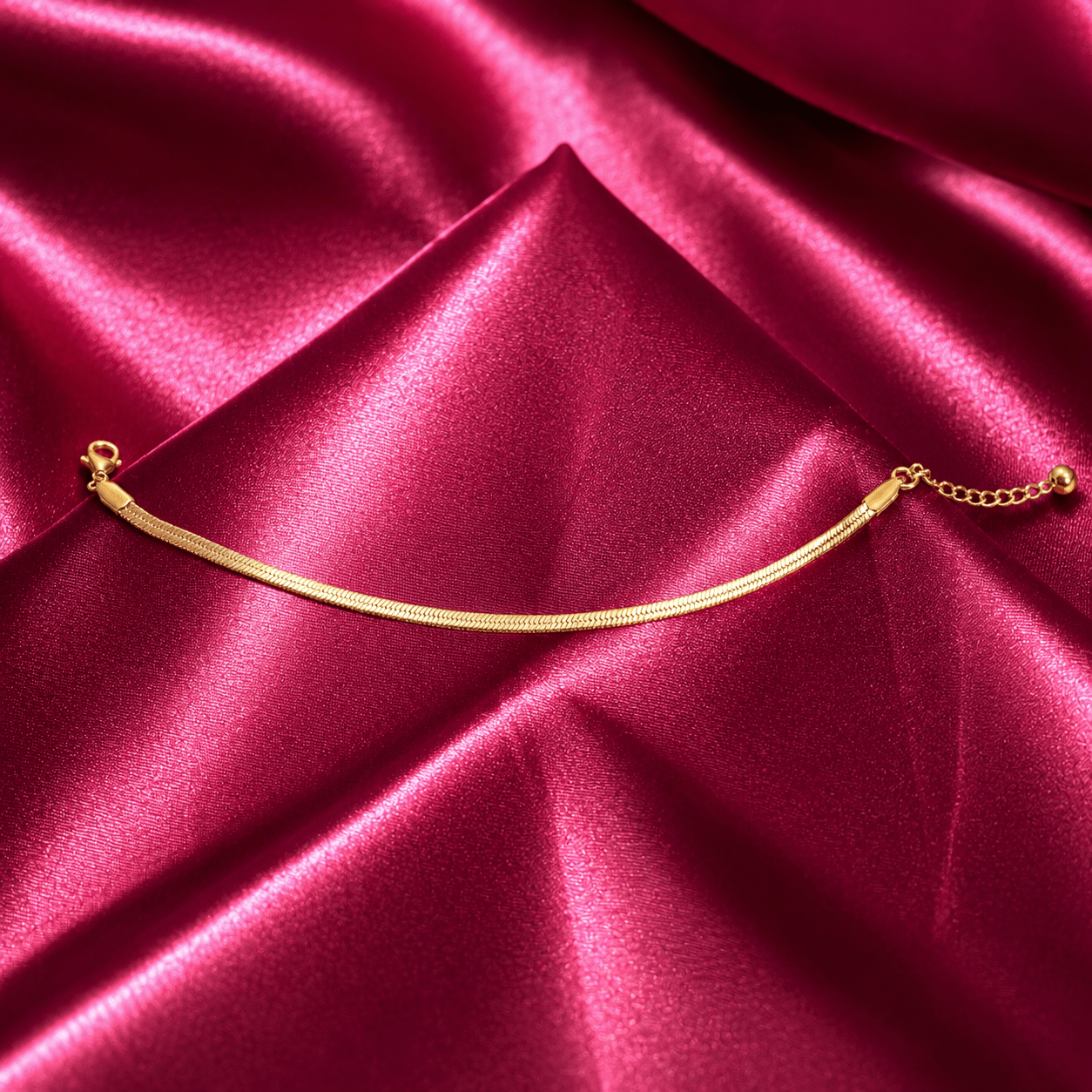 Gold Snake Chain Bracelet - Jajra