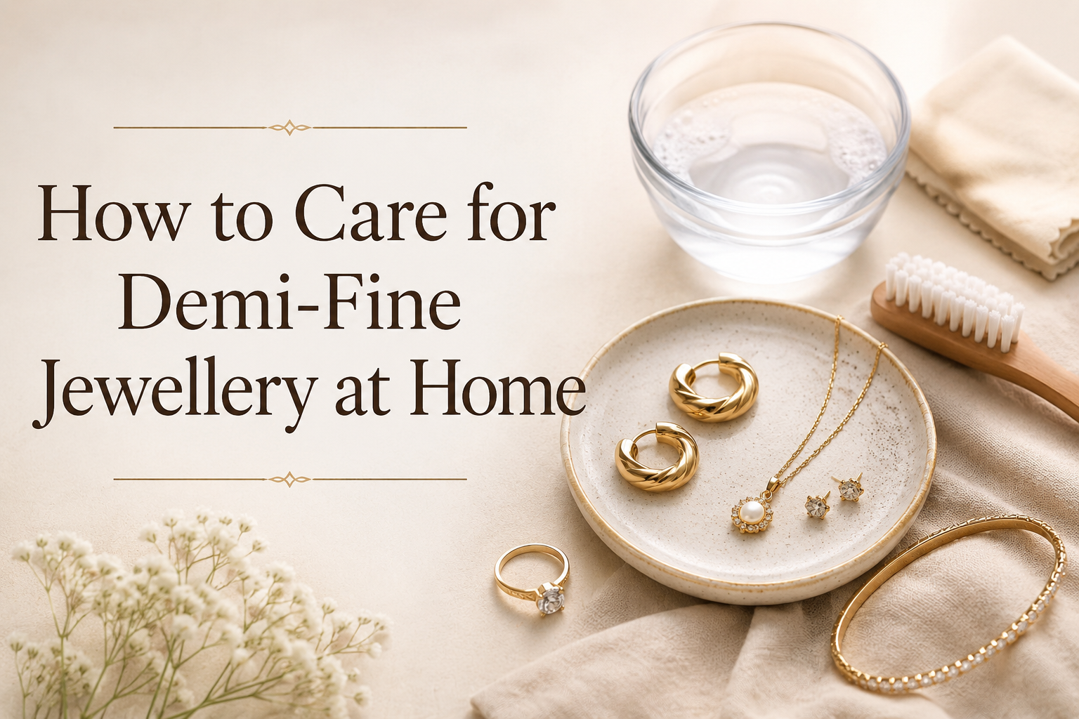 How to Care for Demi-Fine Jewellery at Home