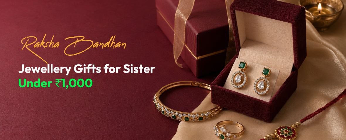 Raksha Bandhan Jewellery Gifts for Sister Under ₹1,000