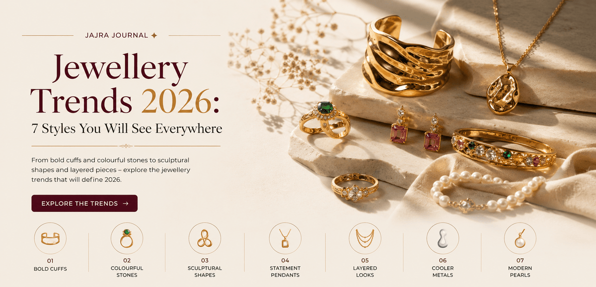 Jewellery Trends 2026: 7 Styles You Will See Everywhere