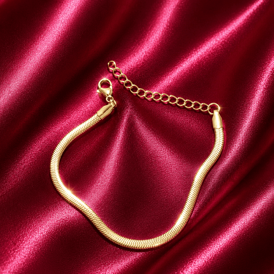 Gold Snake Chain Bracelet