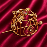 Traditional Gold Tone Juda Pin Hair Accessory - Jajra